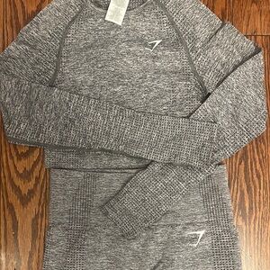 Grey Gymshark workout set